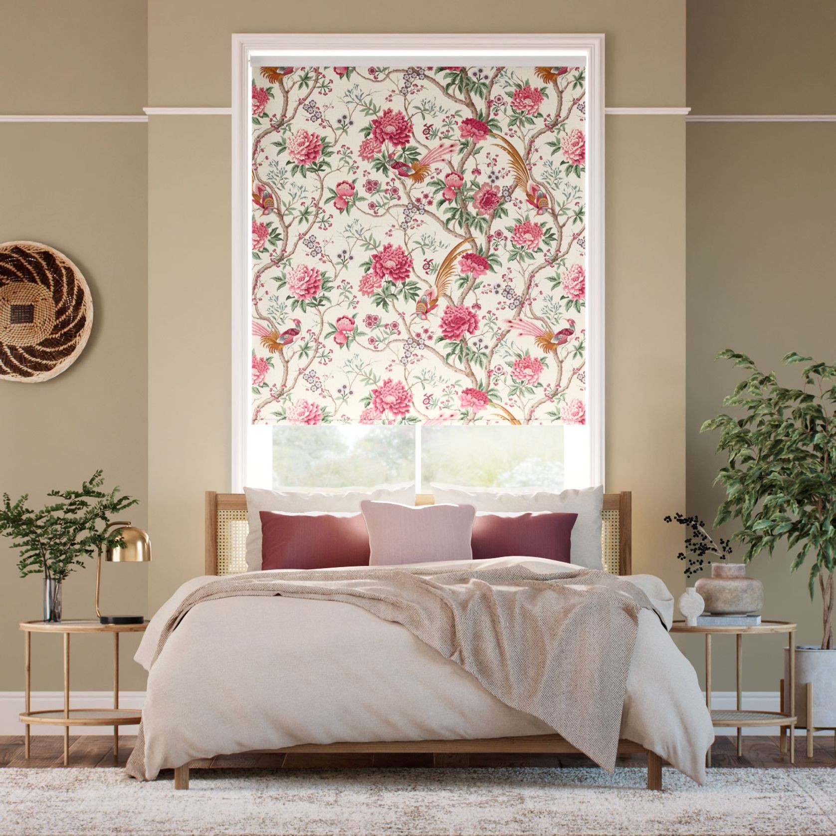 Liberty Elysian Paradise Fuchsia | Roller Blinds gallery detail image