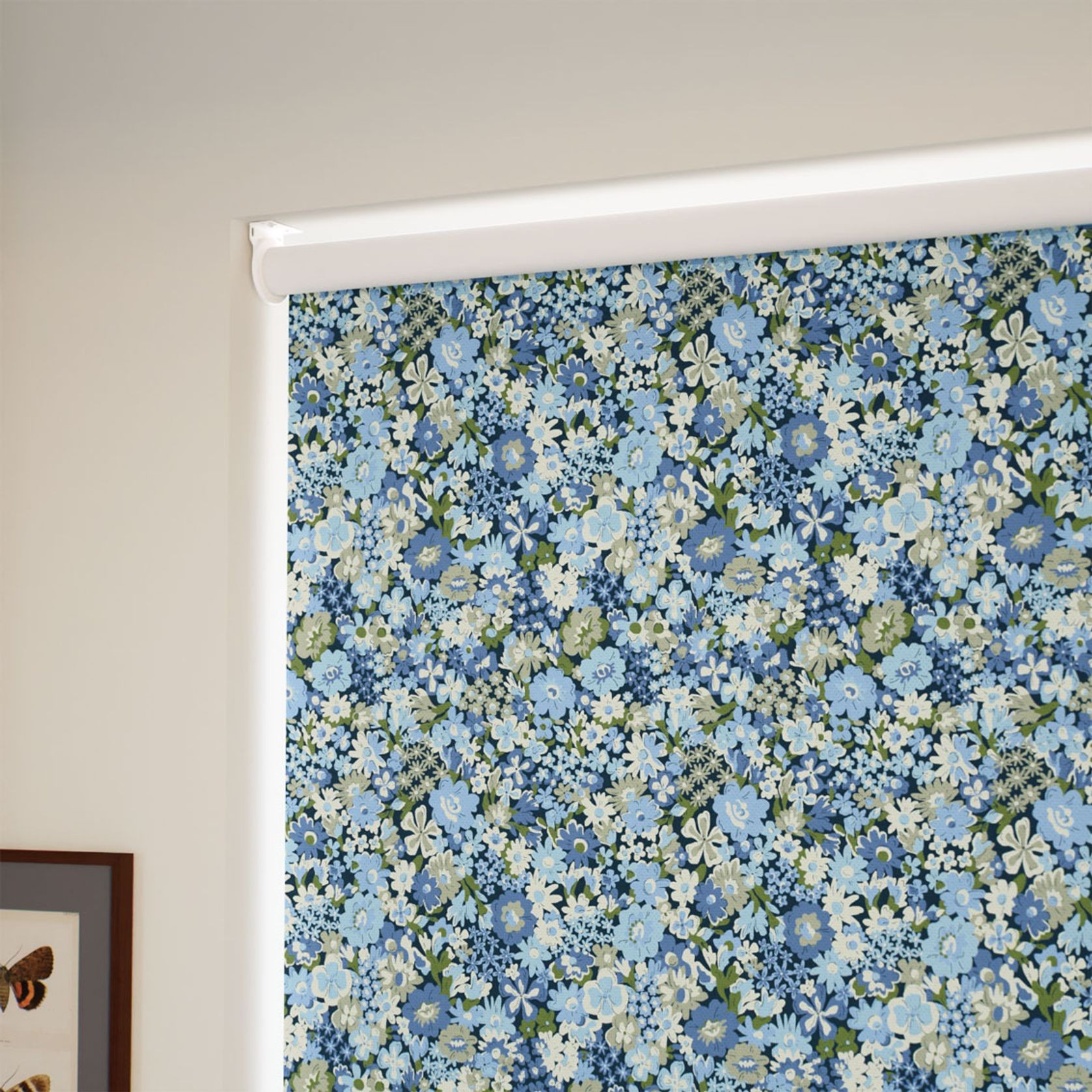 Liberty Frances Bloom Cornflower | Roller Blinds gallery detail image