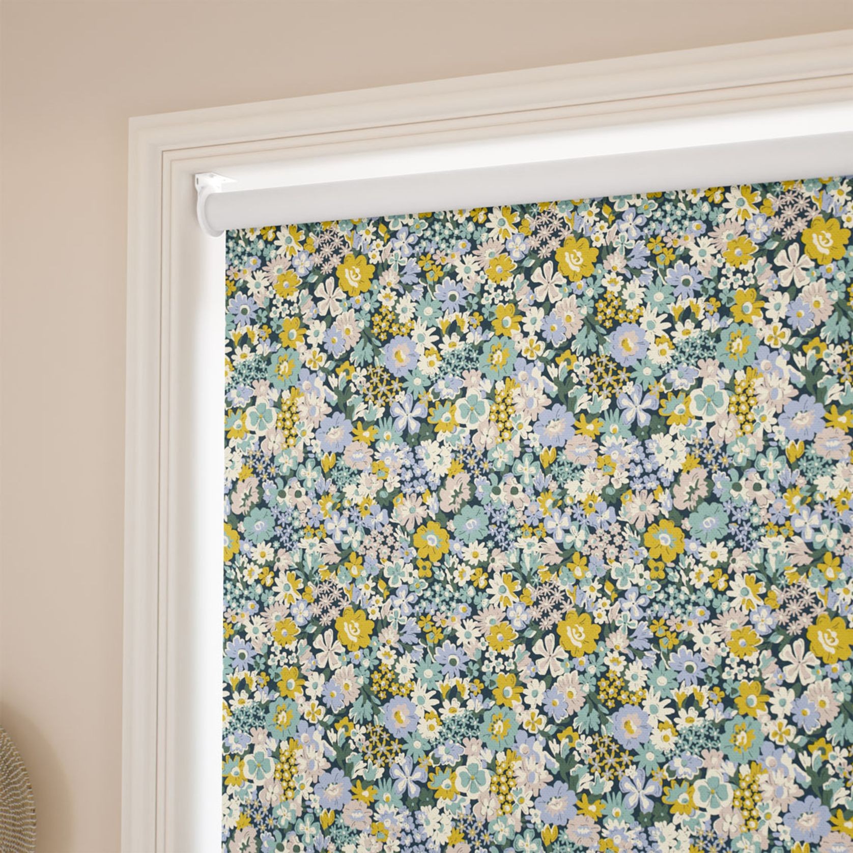 Liberty Frances Bloom Ochre | Roller Blinds gallery detail image