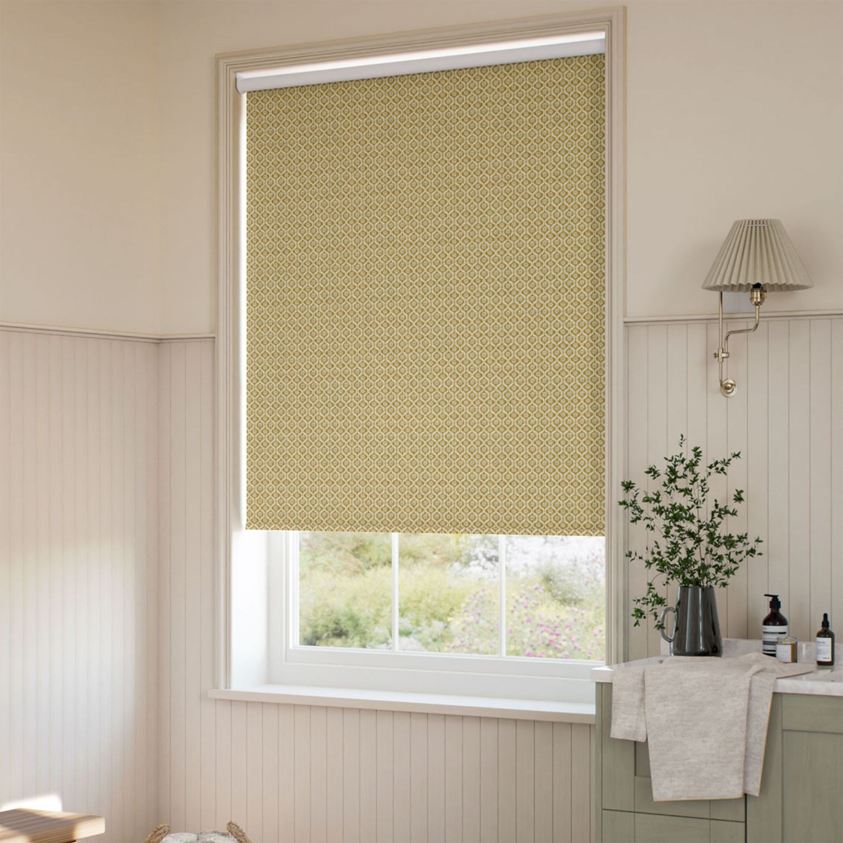 Clarke & Clarke Giverny Honey | Roller Blinds gallery detail image
