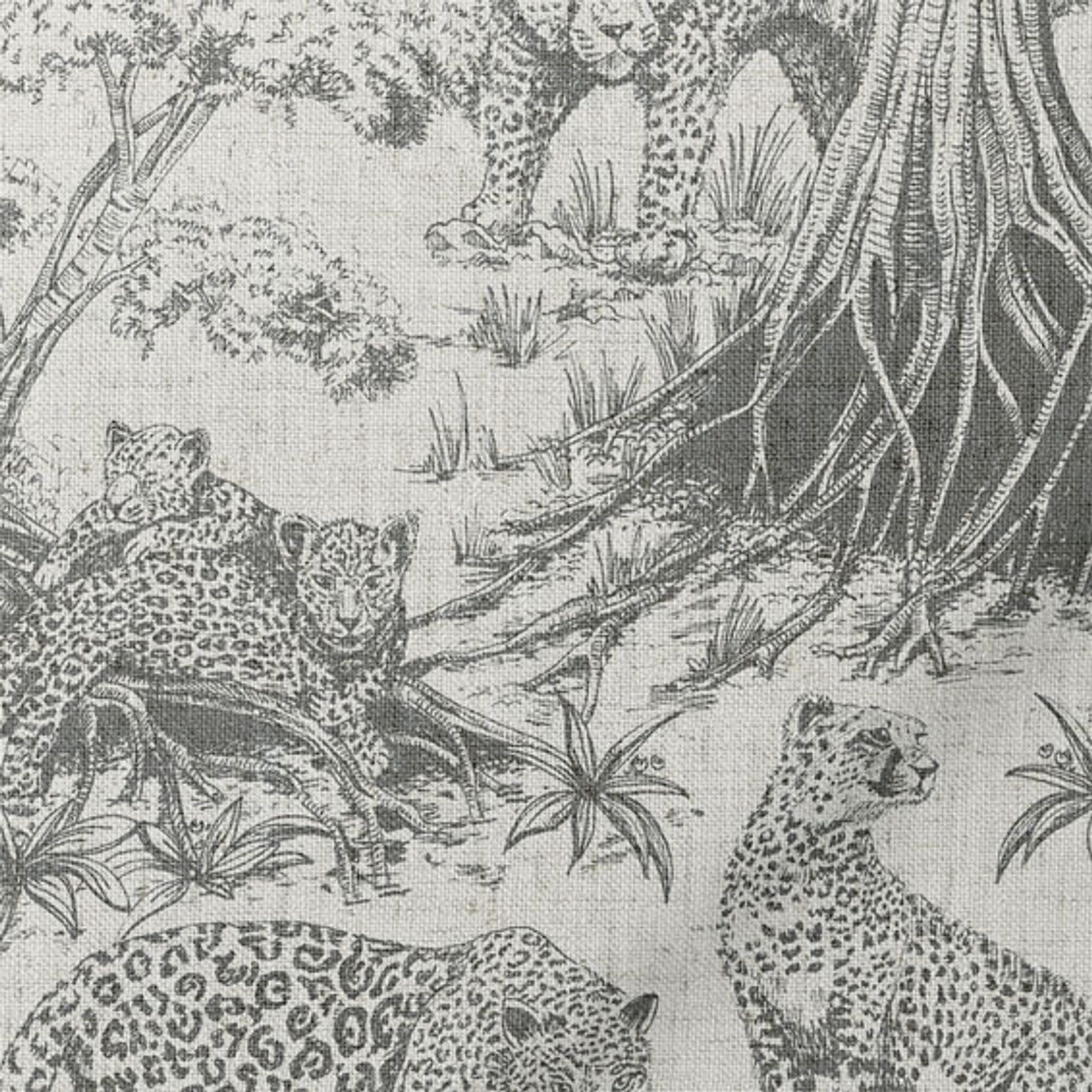 Clarke & Clarke Kisumu Charcoal | Roller Blinds gallery detail image