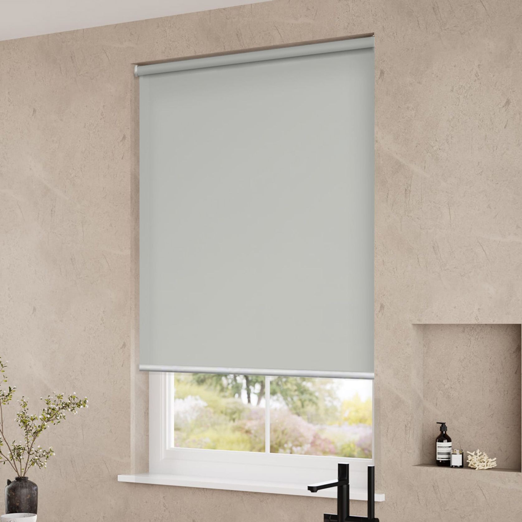Sofia Light Grey | Roller Blinds gallery detail image
