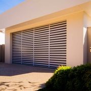 Horizontal Slatted Sectional Aluminium Garage Doors | Specialty Doors gallery detail image
