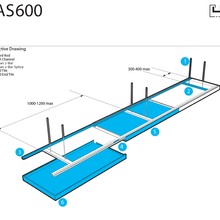 SAS600 Ceiling Rafts gallery detail image
