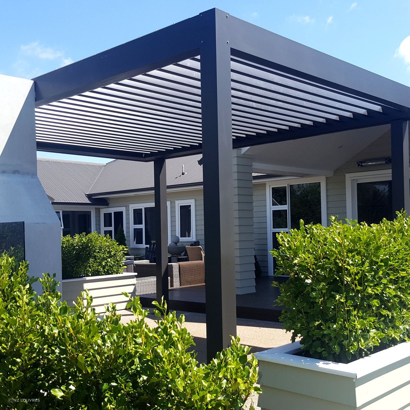 Free Standing Opening Louvre Roof gallery detail image