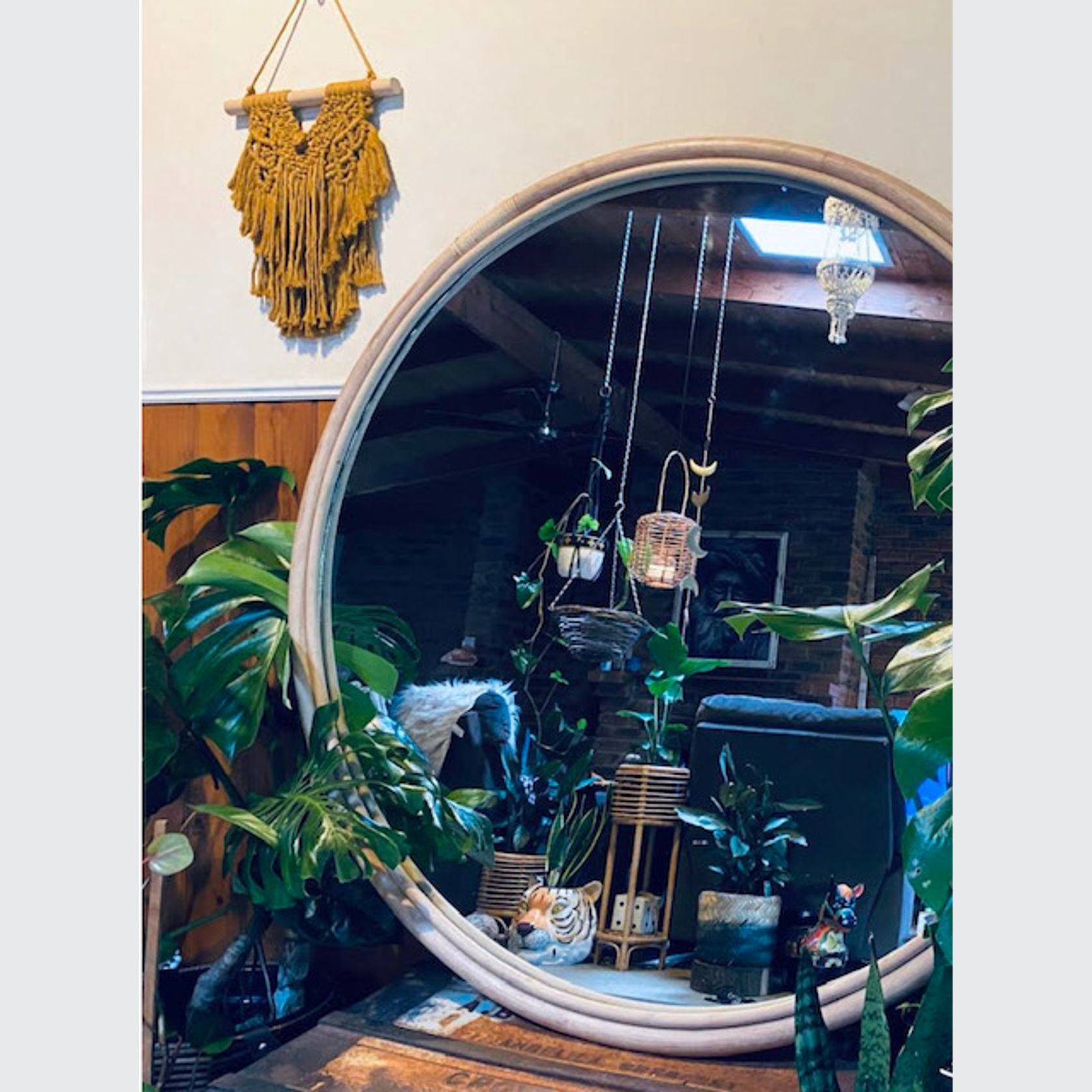 Harper Round Mirror 127cm gallery detail image