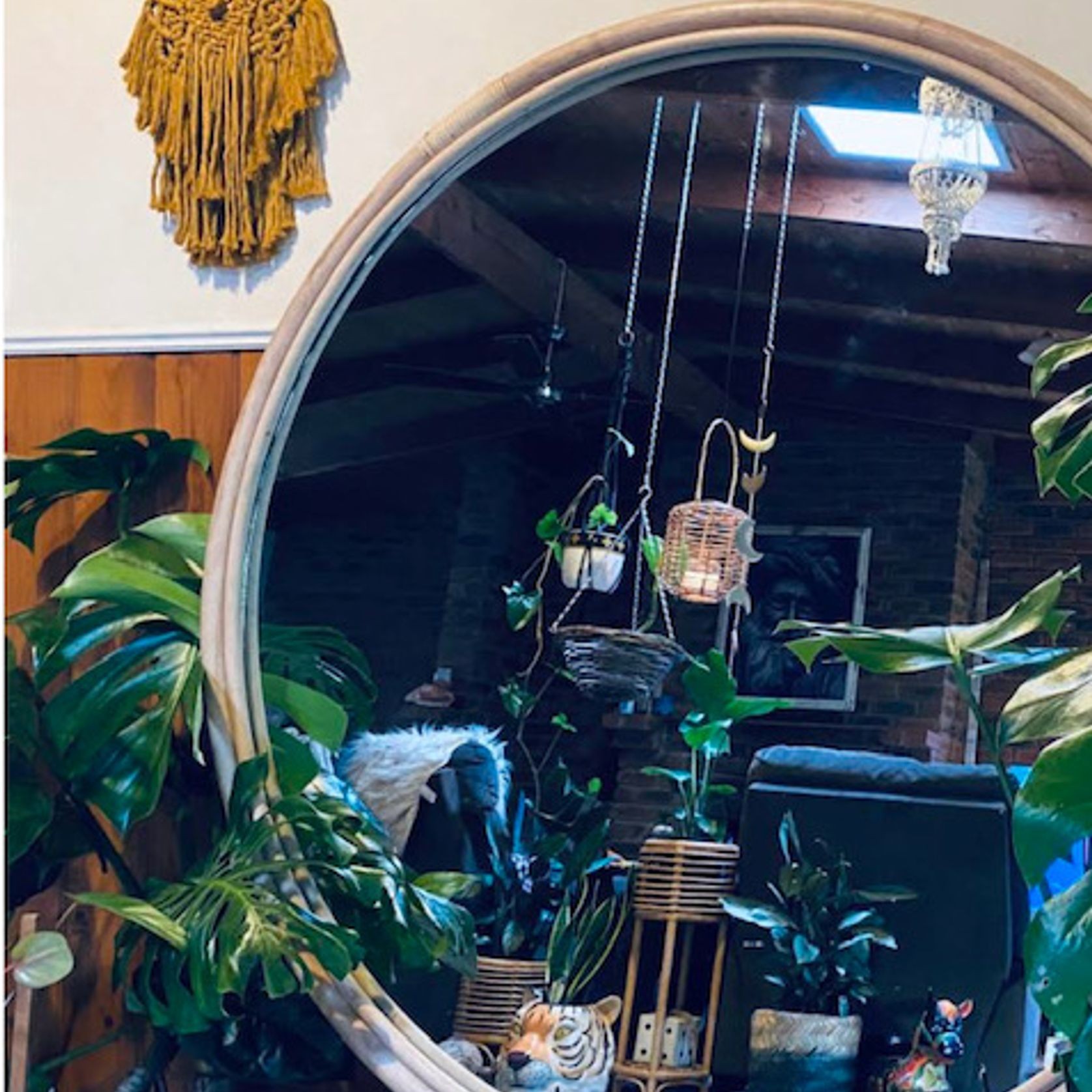 Harper Round Mirror 127cm gallery detail image