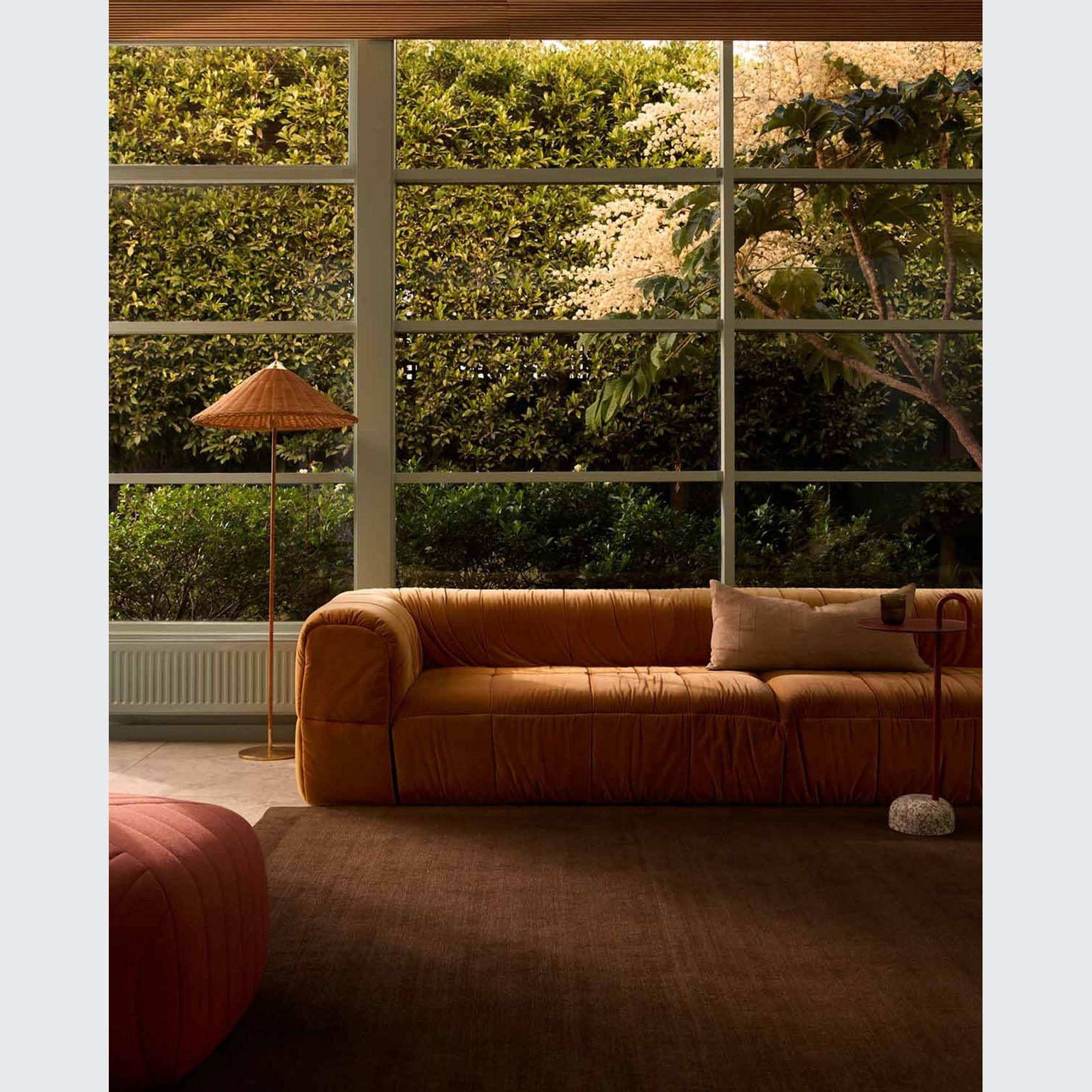 Tribe Home Tait Rug - Mocha | 100% NZ Wool gallery detail image