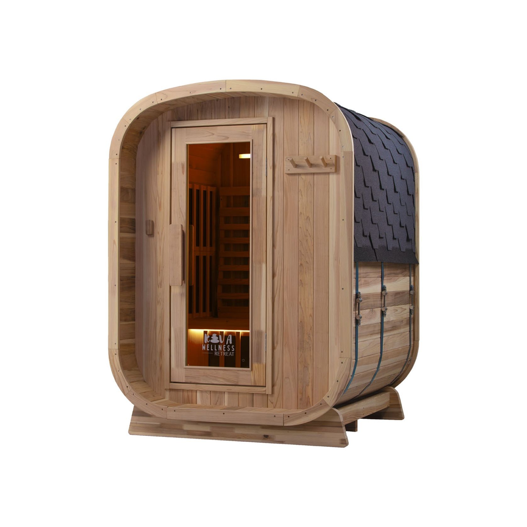 Retreat 2 Person Outdoor Infrared Sauna gallery detail image