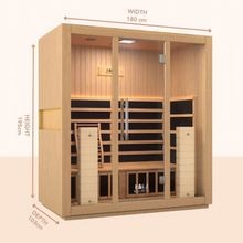 Radiance 4 Person Full Spectrum Infrared Sauna gallery detail image