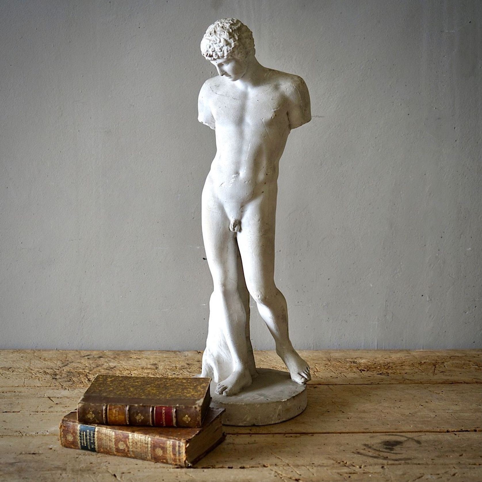 French Plaster Roman Statue of Antinus gallery detail image