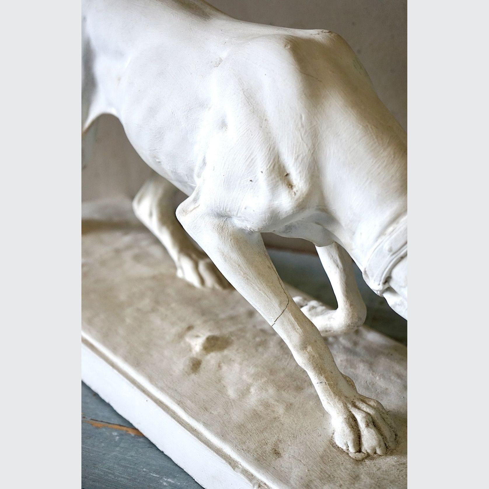 Antique French Dog Statue gallery detail image