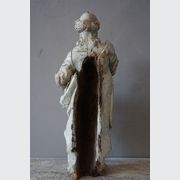 Antique French Carved Statue of a Saint gallery detail image