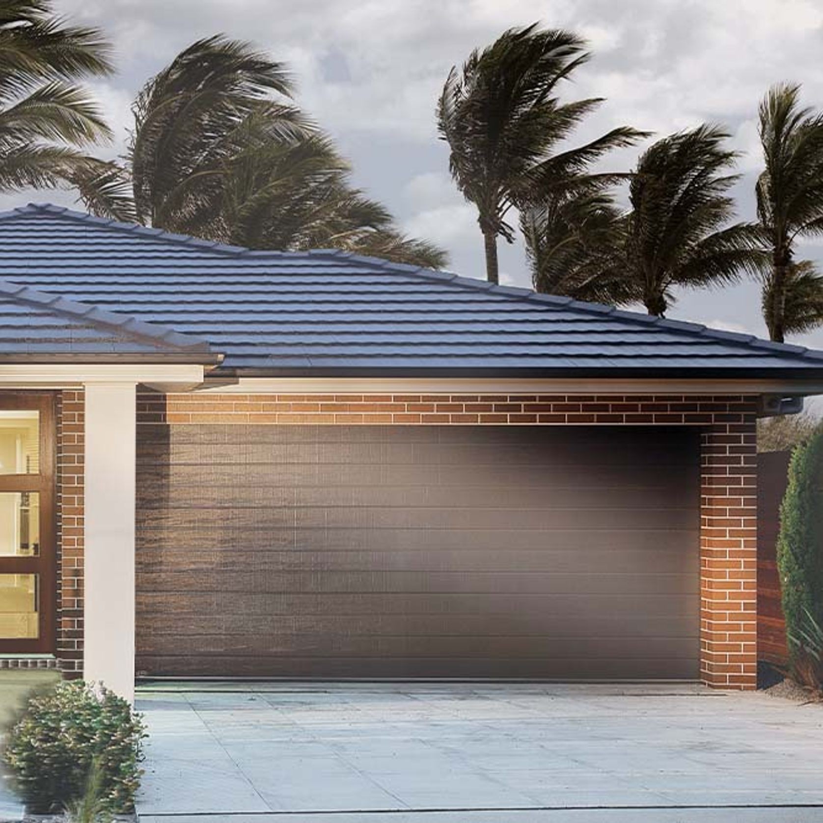 Wind Brace Sectional Garage Doors Cyclone Doors ArchiPro AU