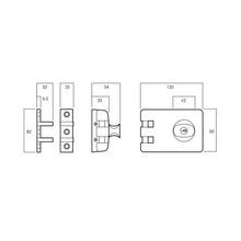 Lockwood 355 Double Cylinder Deadlock 355NCPDP gallery detail image