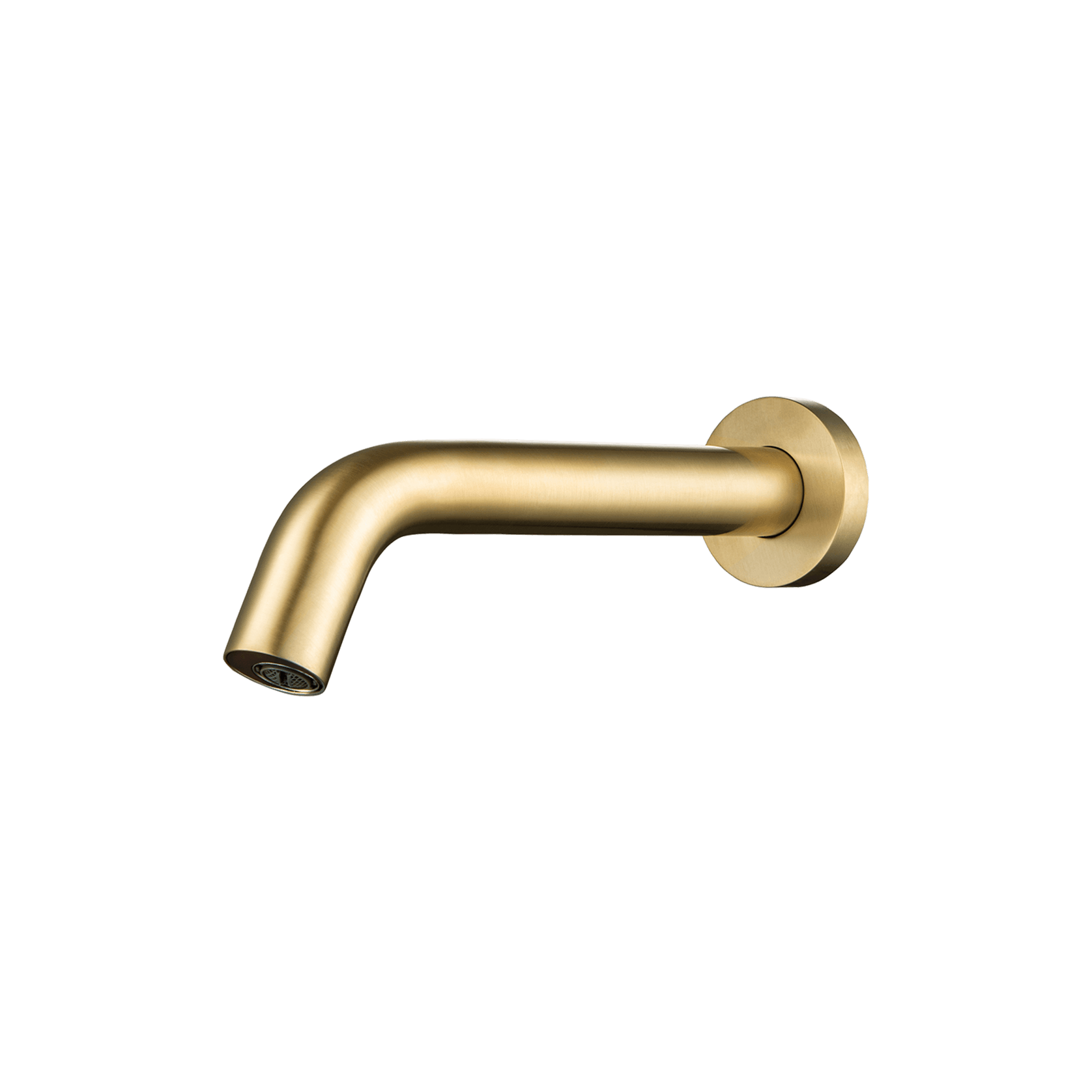 Luxe Wall Mounted Automatic Sensor Tap Brushed Gold gallery detail image