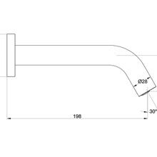Luxe Wall Mounted Automatic Sensor Tap Gun Metal gallery detail image