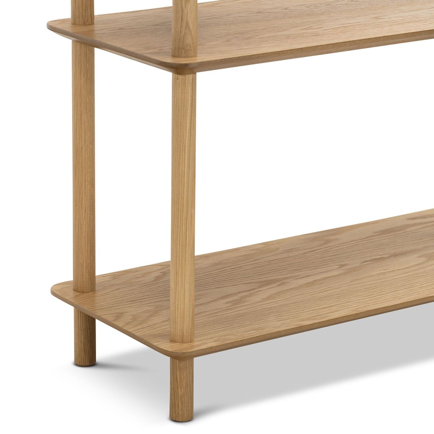 Rakk Tall Bookshelf | Natural Oak gallery detail image