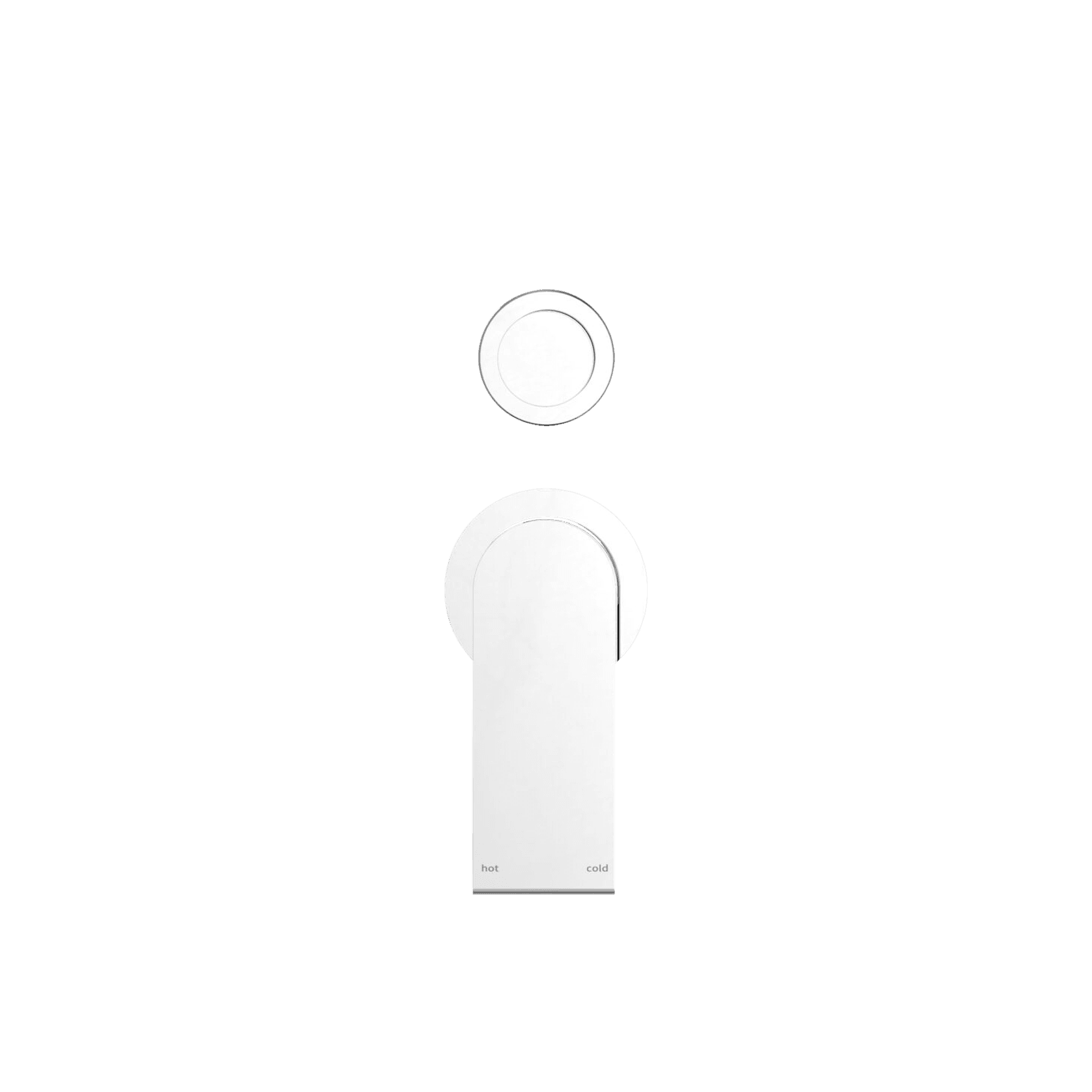 Bianca Shower Mixer & Divertor Back Plate | Chrome gallery detail image