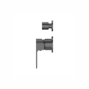 Bianca Shower Mixer & Divertor Back Plate | Gun Metal gallery detail image