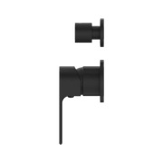 Bianca Shower Mixer & Divertor Back Plate | Matte Black gallery detail image