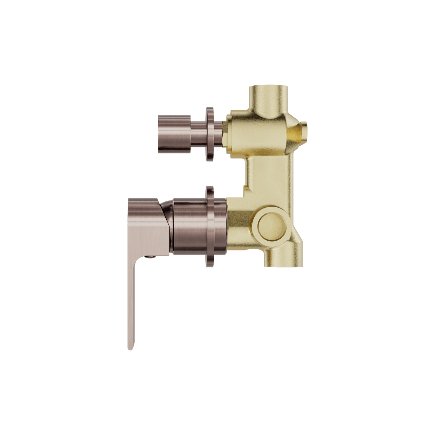 Bianca Shower Mixer & Divertor Back Plate | Brushed Bronze gallery detail image