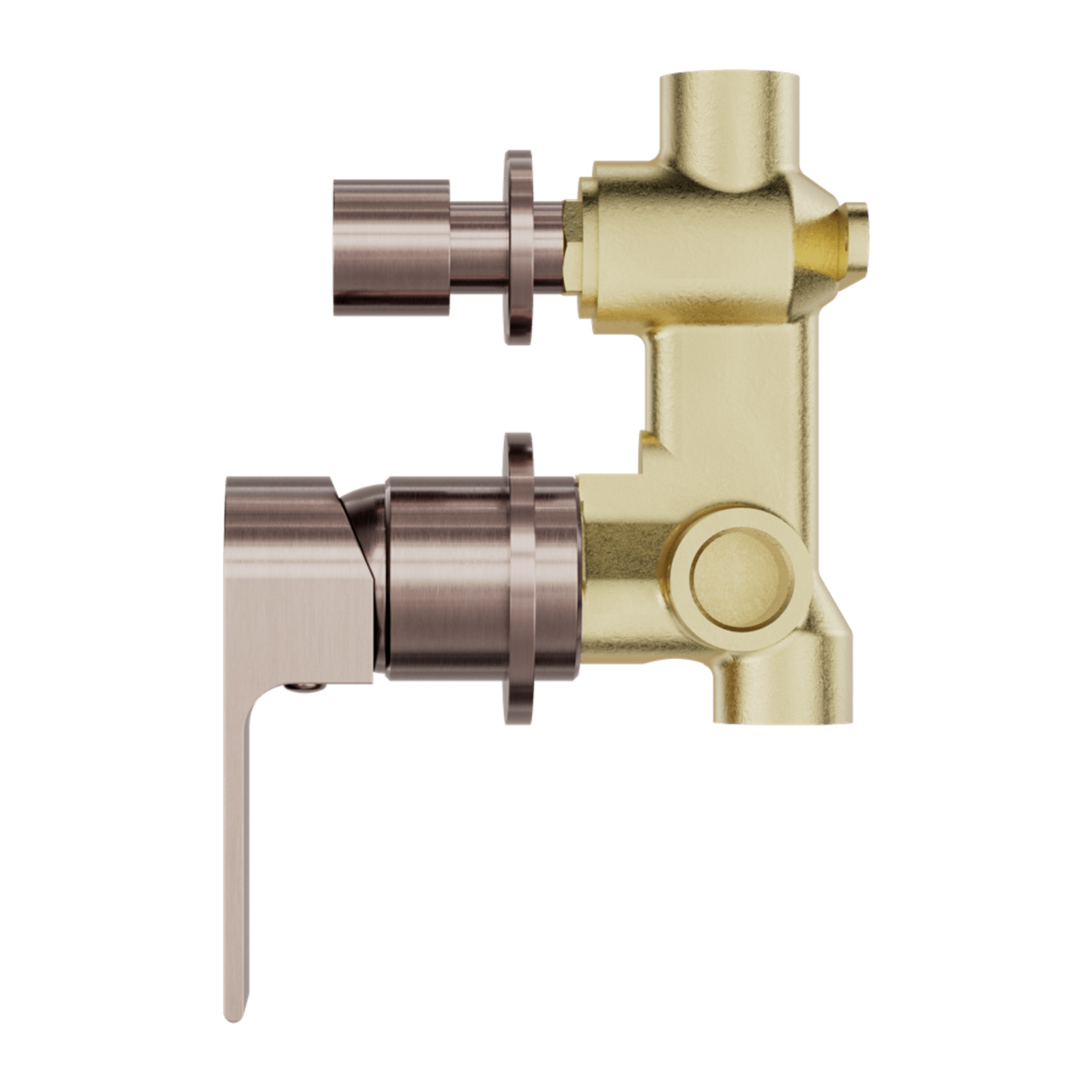 Bianca Shower Mixer & Divertor Back Plate | Brushed Bronze gallery detail image