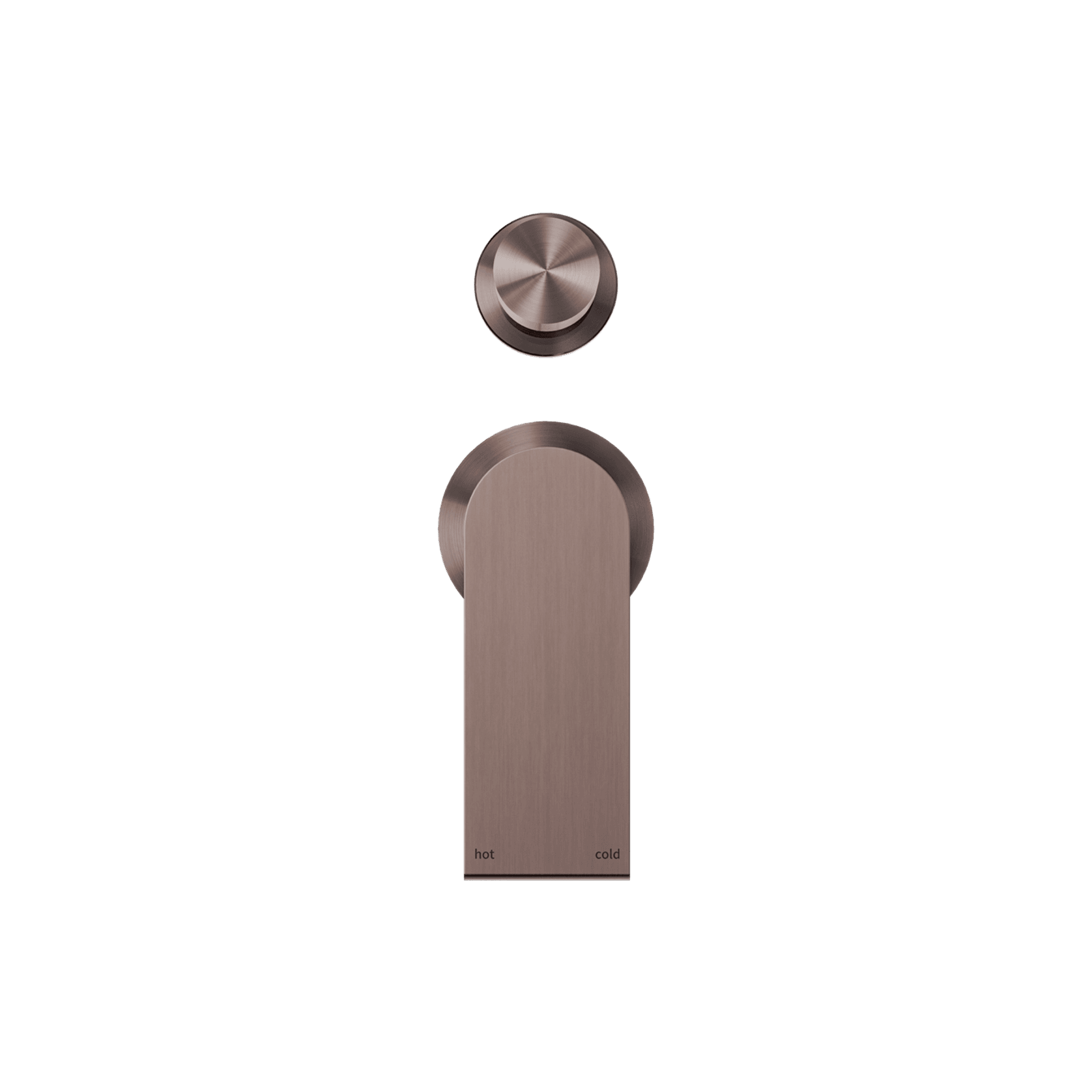 Bianca Shower Mixer & Divertor Back Plate | Brushed Bronze gallery detail image