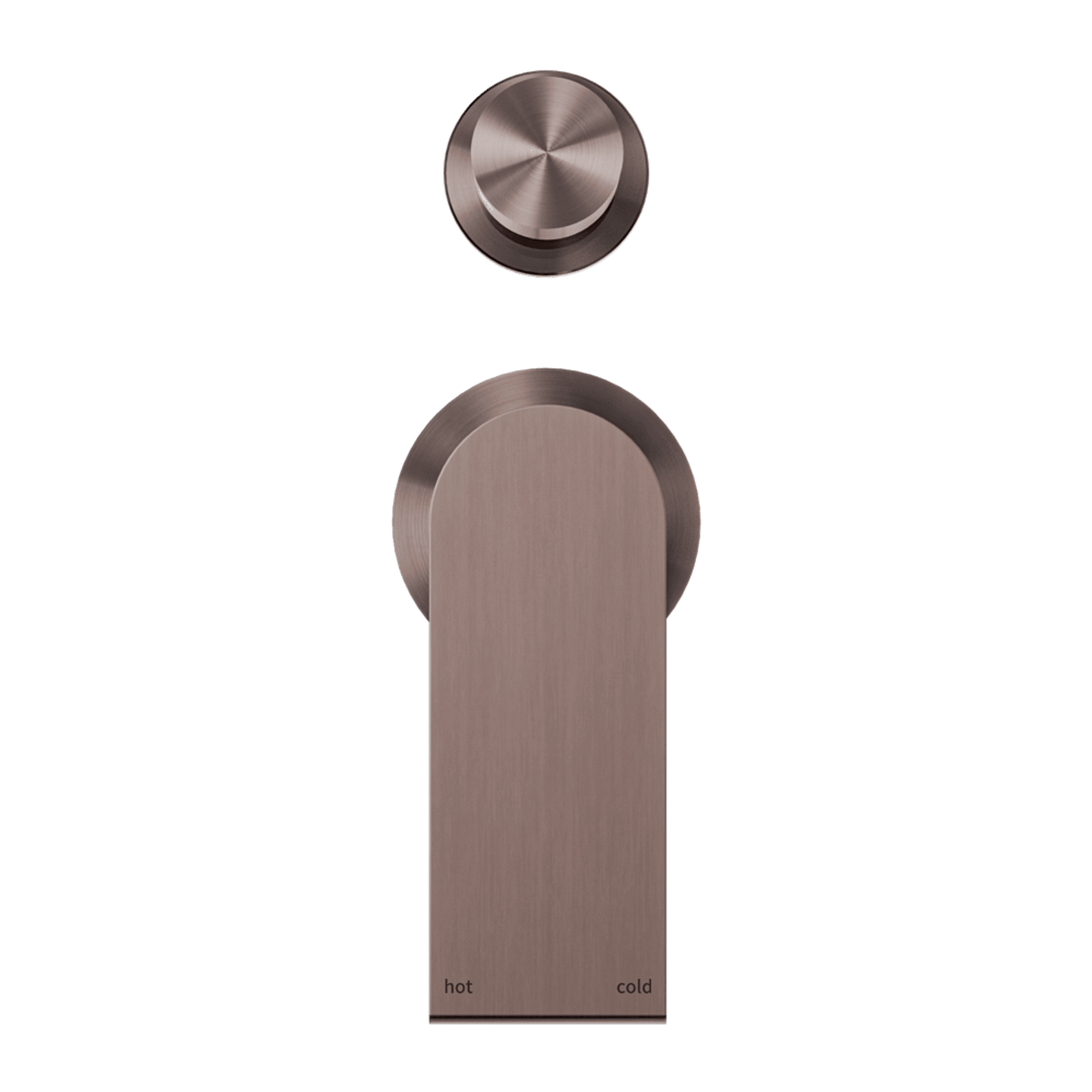 Bianca Shower Mixer & Divertor Back Plate | Brushed Bronze gallery detail image