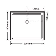 Horizon Alcove Sliding Door Shower with Grey Glass gallery detail image