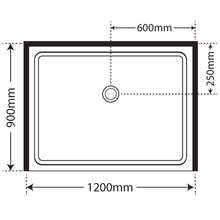 Horizon Alcove Sliding Door Shower with Grey Glass gallery detail image