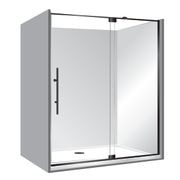 Adjustable Frameless Pivot Alcove 900x1800x900 gallery detail image
