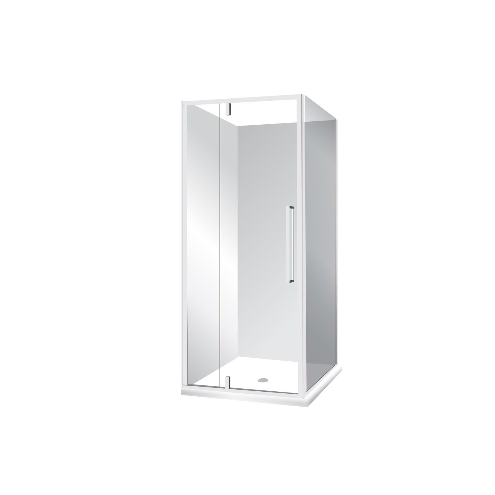 Horizon 2 Sided Pivot Door Shower gallery detail image