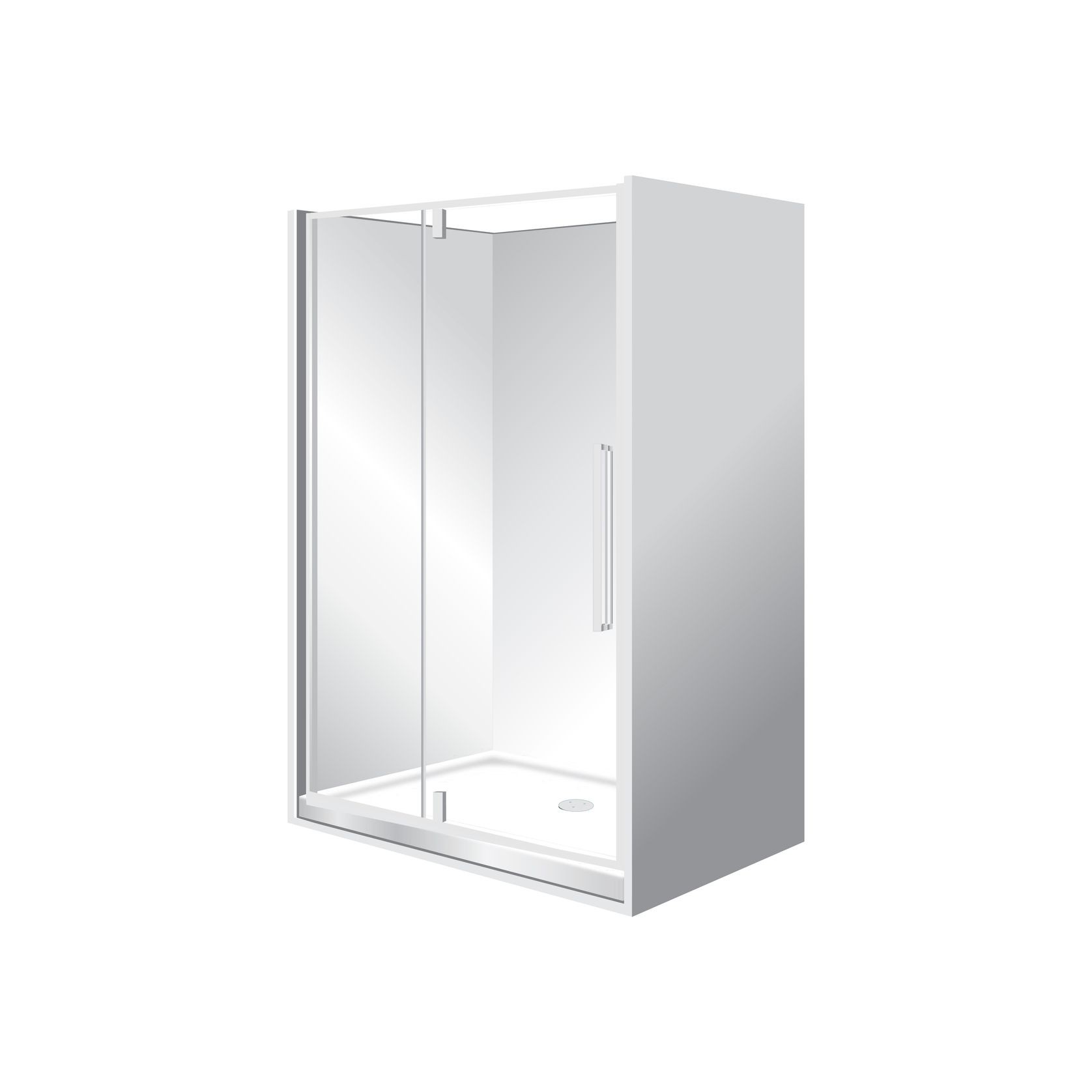 Horizon Alcove (3 Sided) Pivot Door Shower gallery detail image