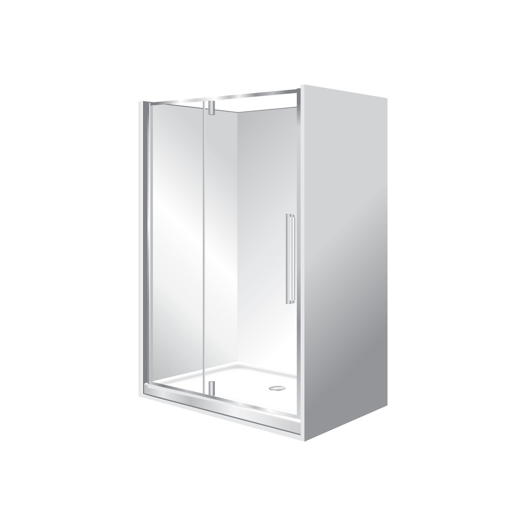 Horizon Alcove (3 Sided) Pivot Door Shower gallery detail image