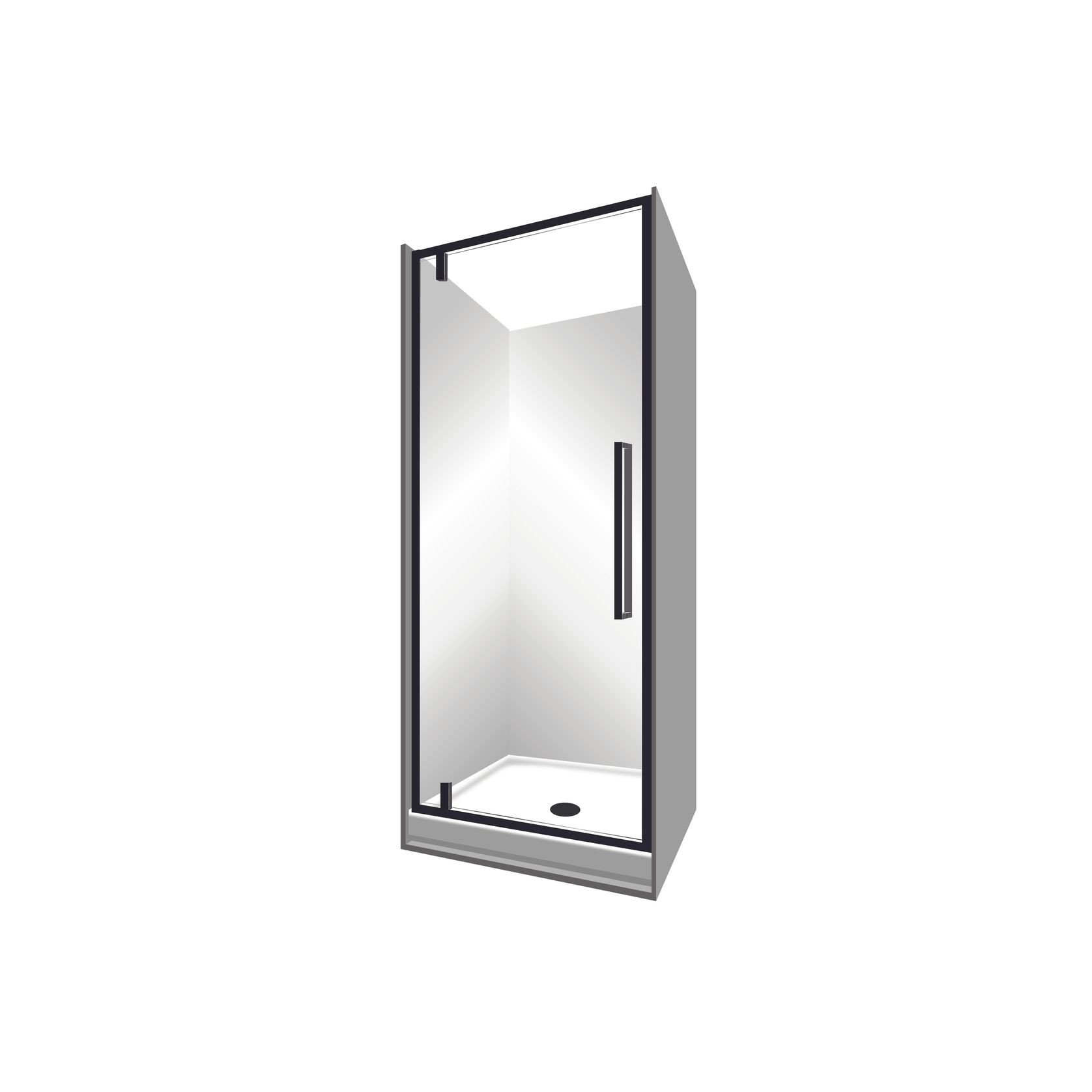 Horizon Alcove (3 Sided) Pivot Door Shower gallery detail image