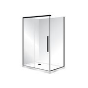 Horizon 2 Sided Sliding Door Shower with Clear Glass gallery detail image