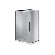 Horizon 2 Sided Sliding Door Shower with Grey Glass gallery detail image