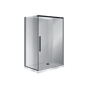 Horizon 2 Sided Sliding Door Shower with Grey Glass gallery detail image