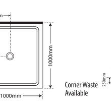 Horizon Corner Entry Pivot Door Shower gallery detail image