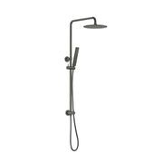 Finley Shower Rail Set - Brushed Gunmetal gallery detail image