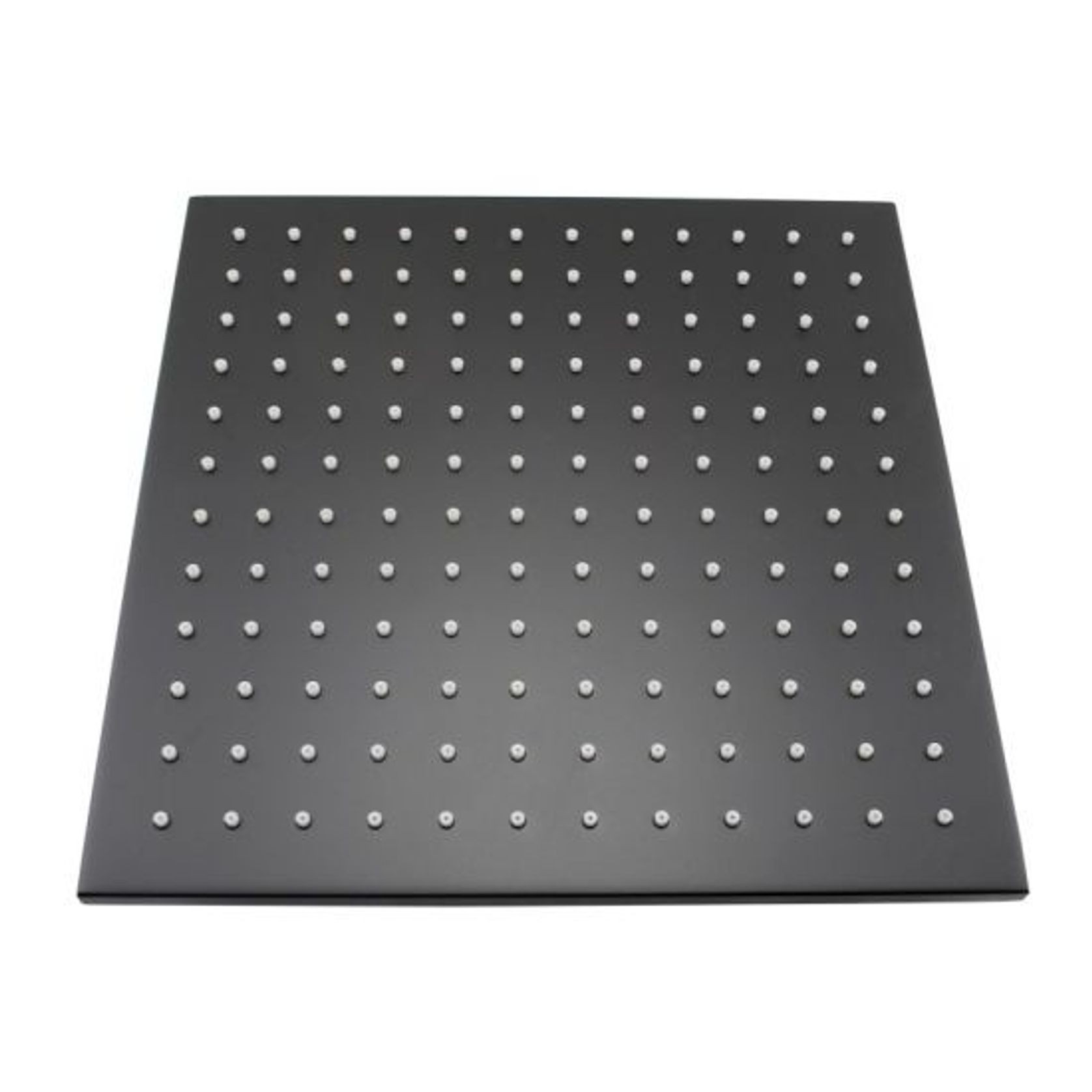 Square Shower Head 250mm Matte Black gallery detail image