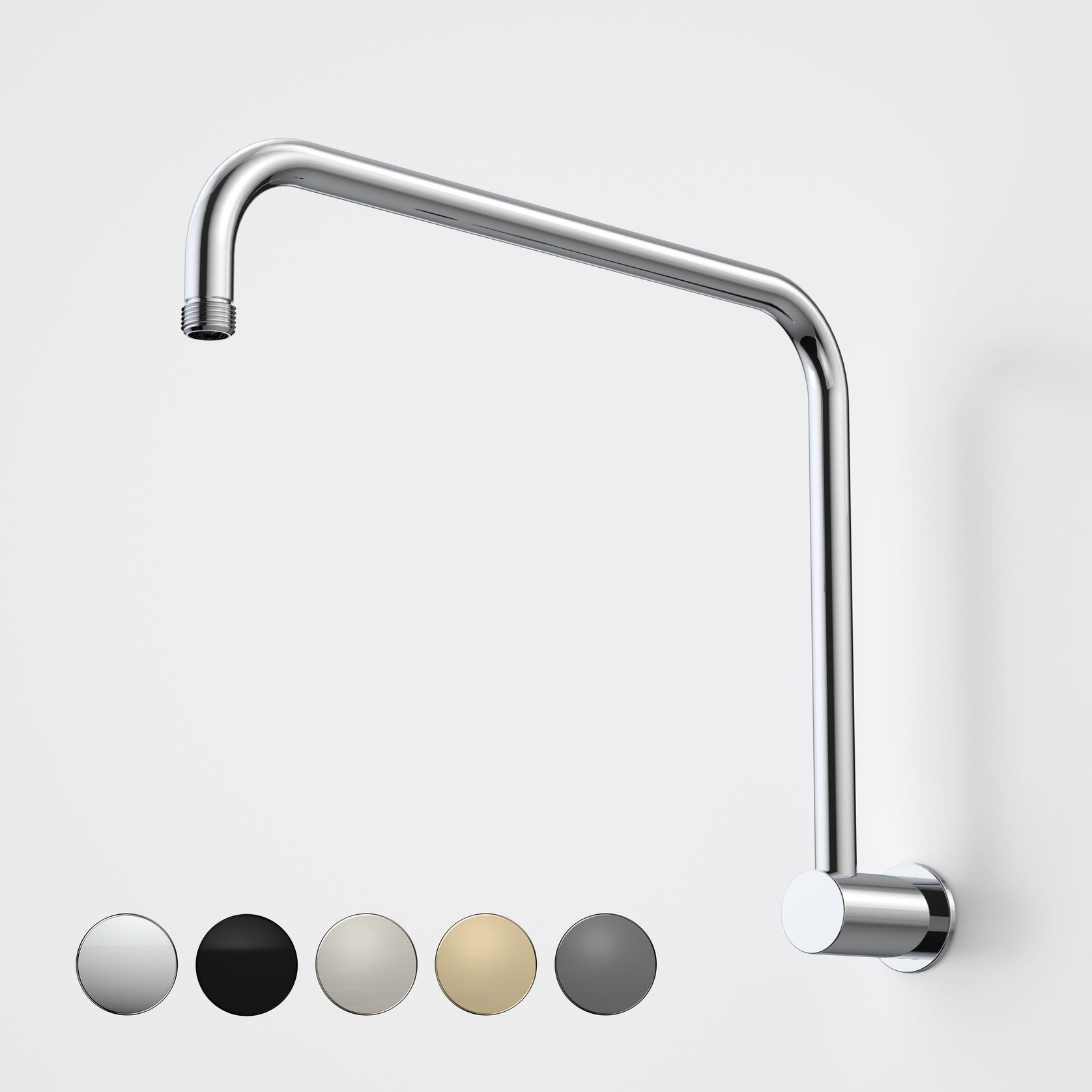 Caroma Upswept Shower Arm  | Chrome gallery detail image