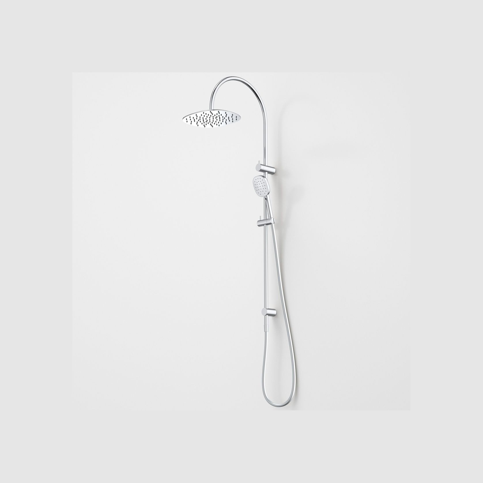 Contura II Rail Shower with Overhead  | Chrome gallery detail image