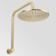 Mira 250mm Brushed Brass Gold Shower Head gallery detail image