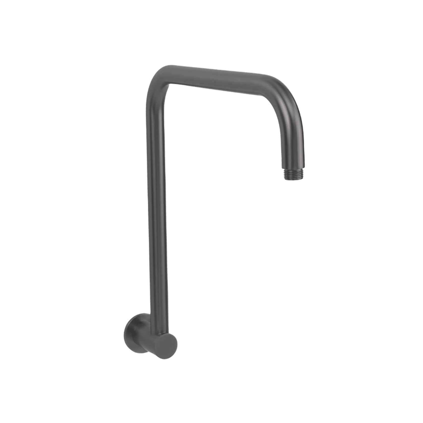 Mira Brushed Gunmetal High Rise Upswept Shower Arm gallery detail image