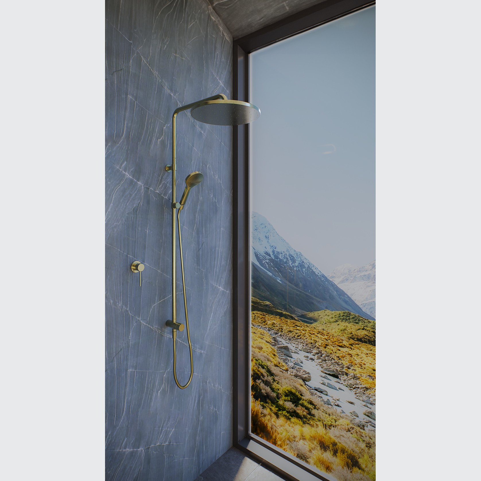 Lavish BubbleJET Twin Rail Shower gallery detail image