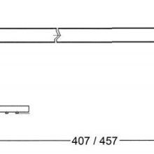 Carbon Rain Shower with Wall Arm Satin Black gallery detail image