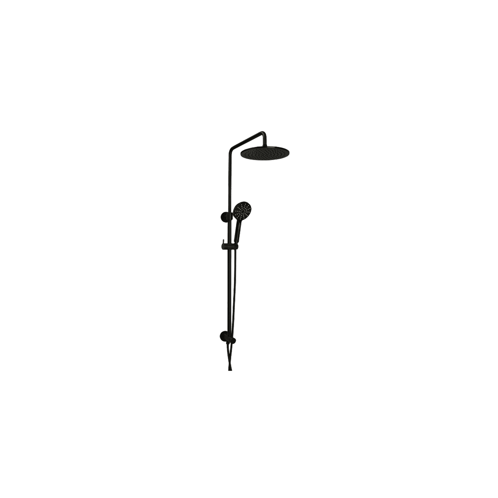 Carbon Shower Tower 3 Function Handshower Satin Black gallery detail image