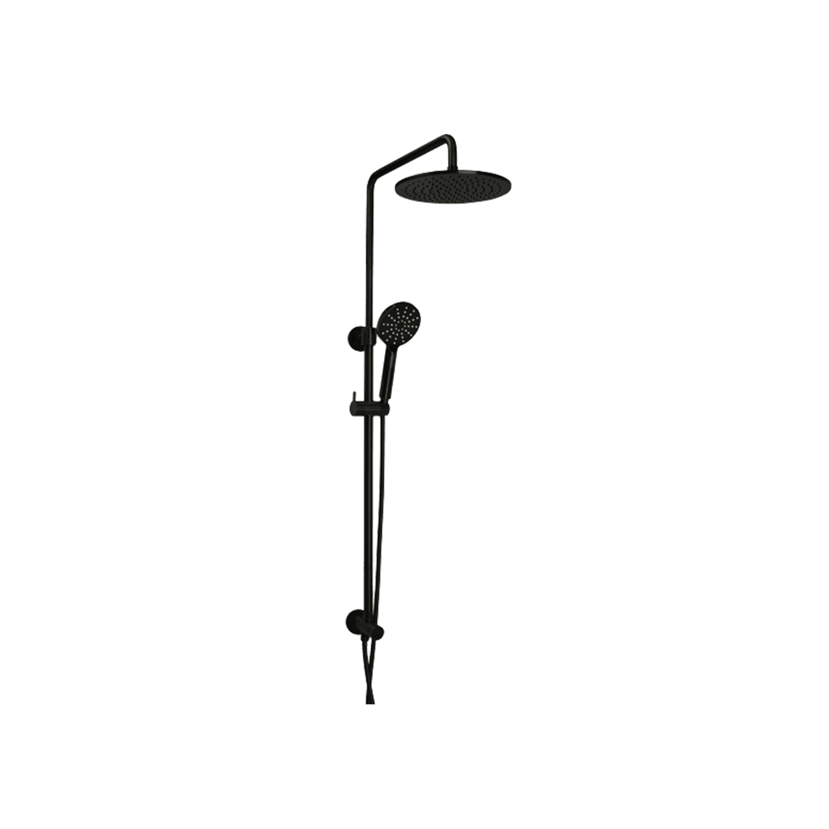 Carbon Shower Tower 3 Function Handshower Satin Black gallery detail image